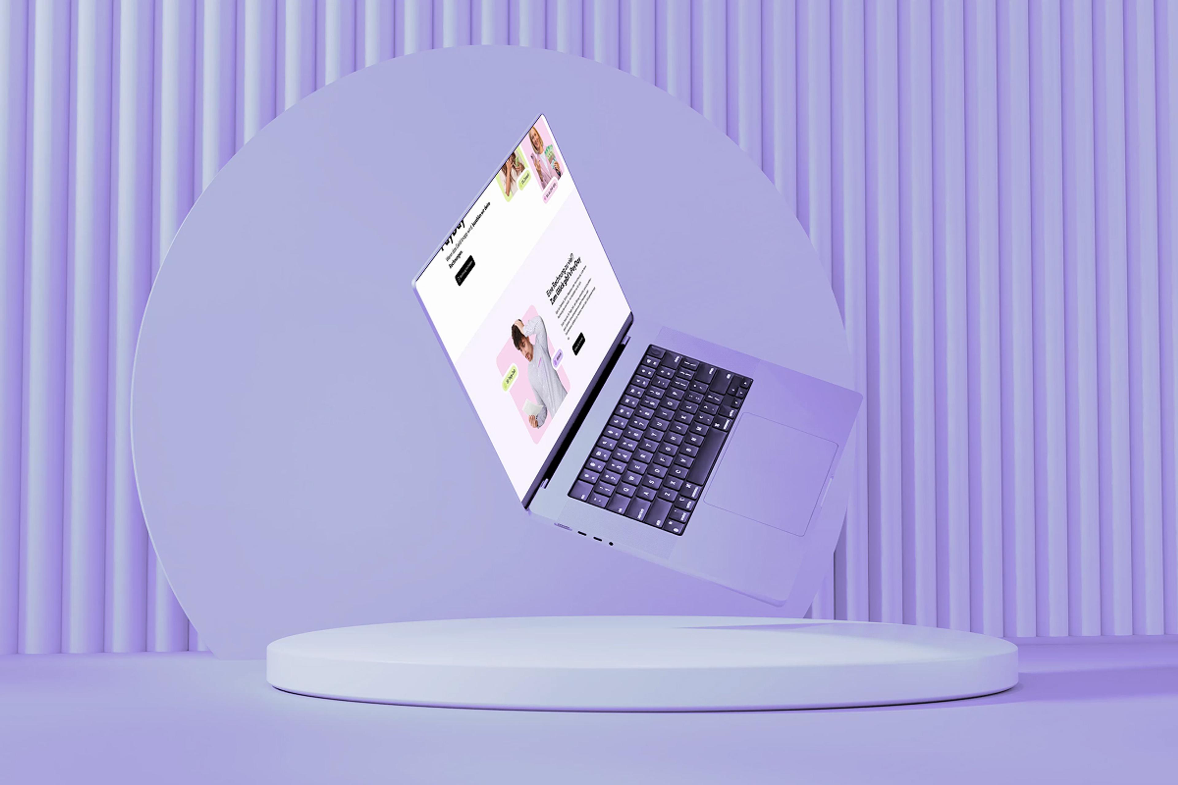 PayDay Website Mobile - Handy auf Holztisch