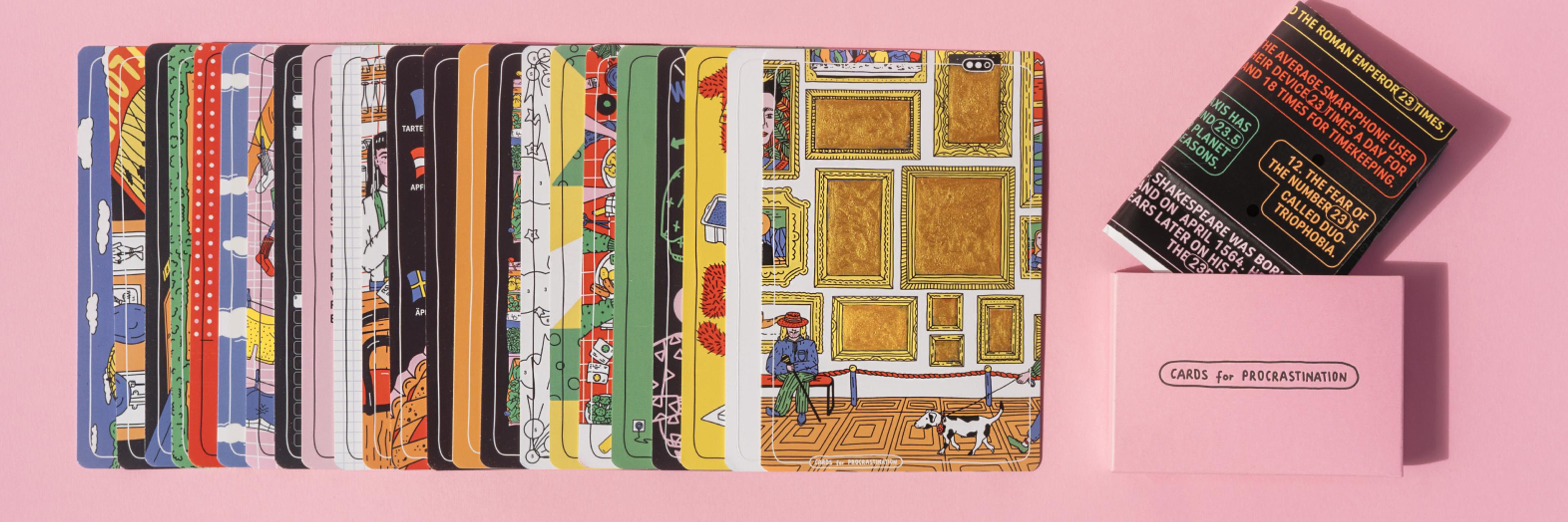 Cards for Procrastination Kartendeck, ausgezeichnet mit dem Green Panther