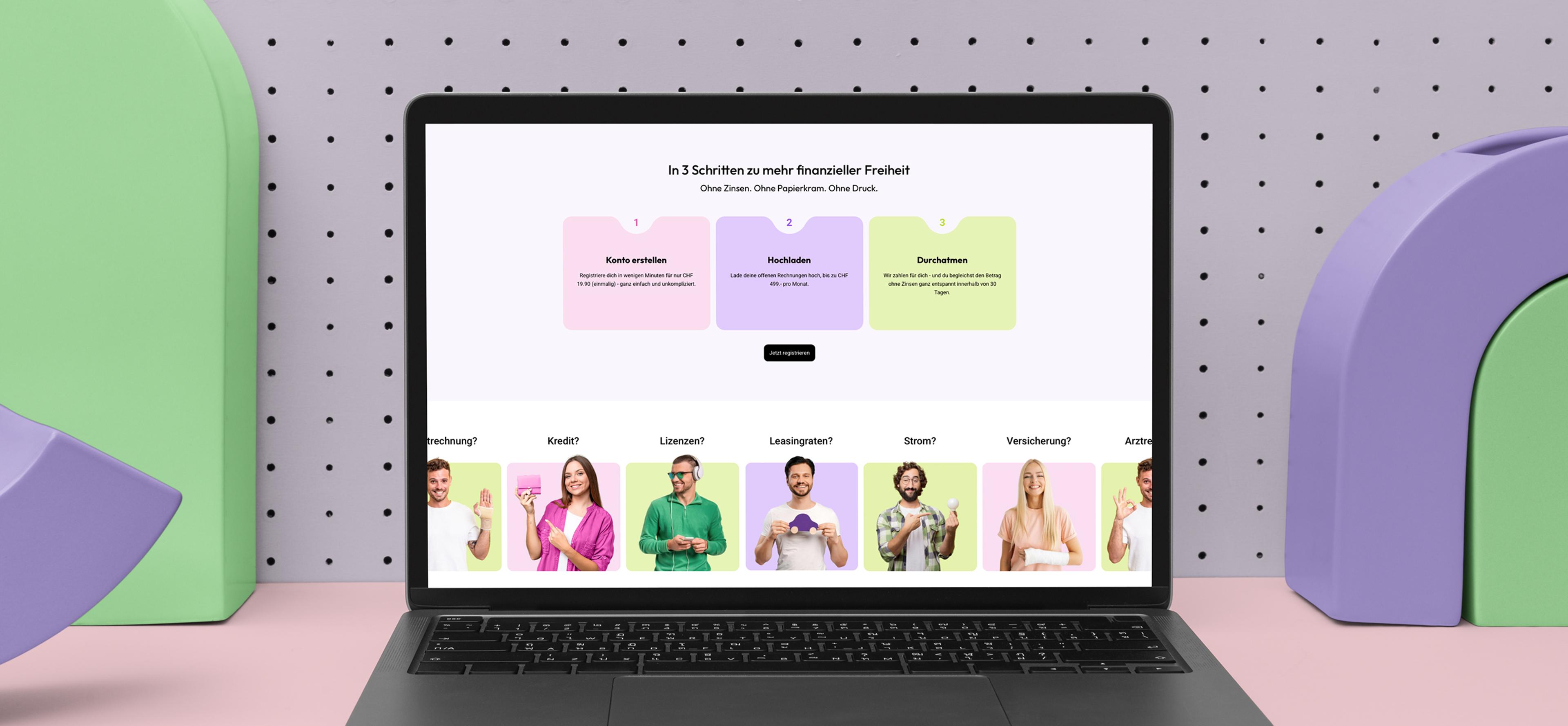 Webdesign Payday von Unerwartet Design