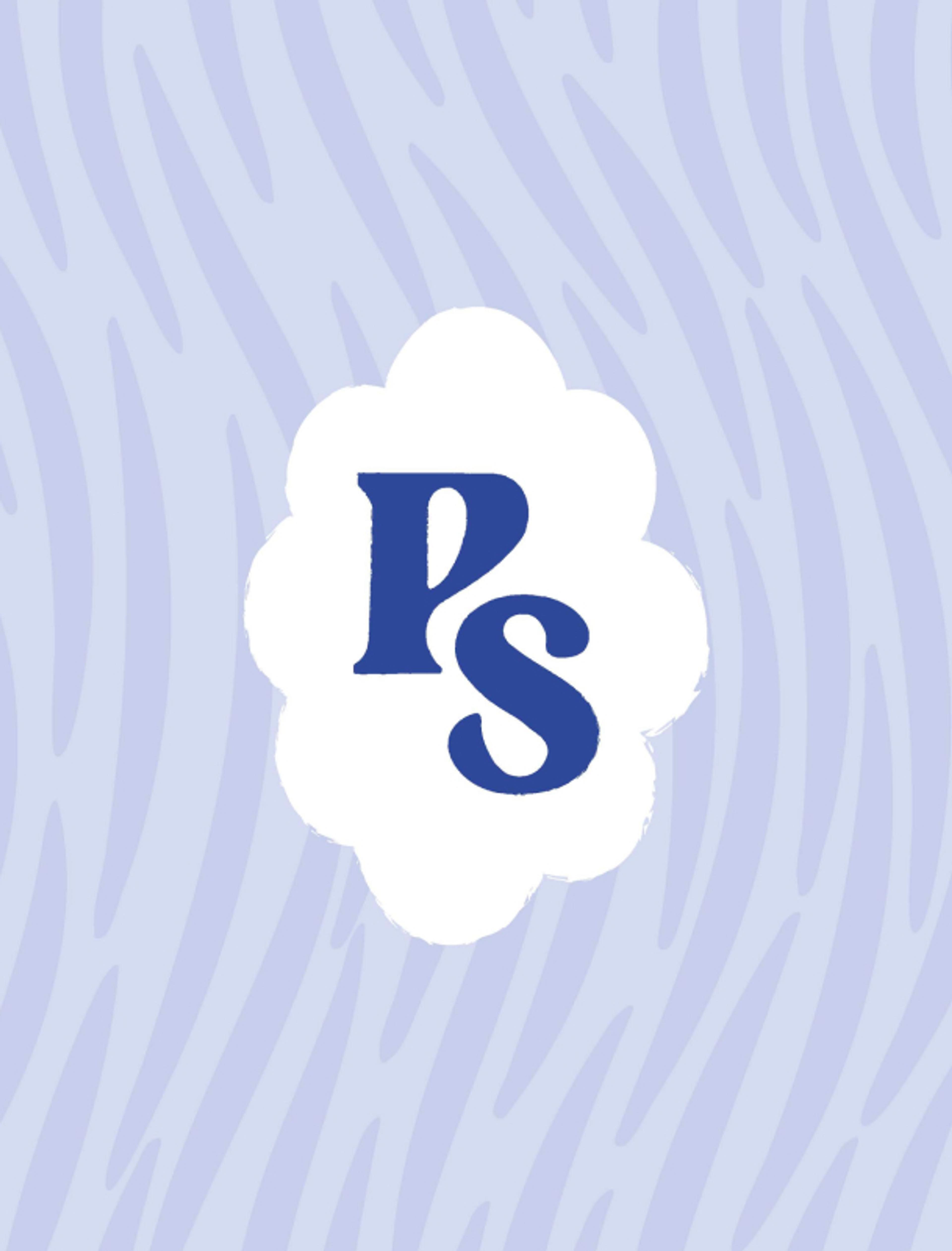 Logo von Psie Spanko mit den Initialen "PS" in einer wolkenförmigen Illustration, gestaltet für die Marke von Unerwartet Design Graz
