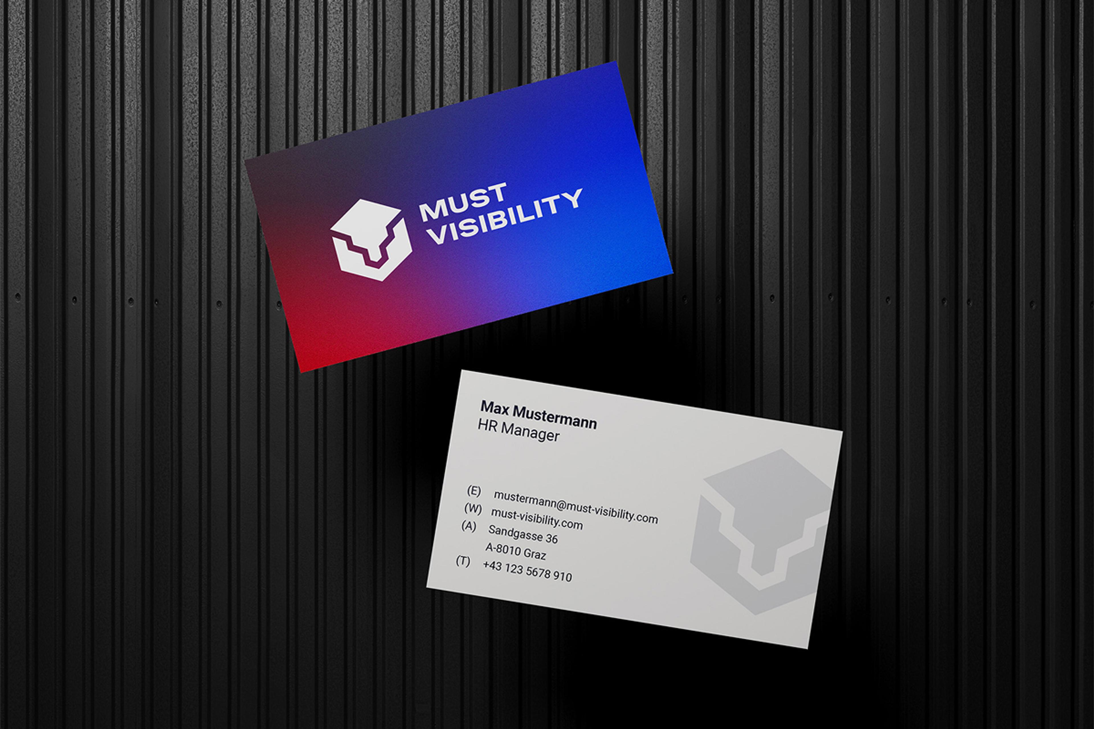 MUST Visibility Logo Mockup
