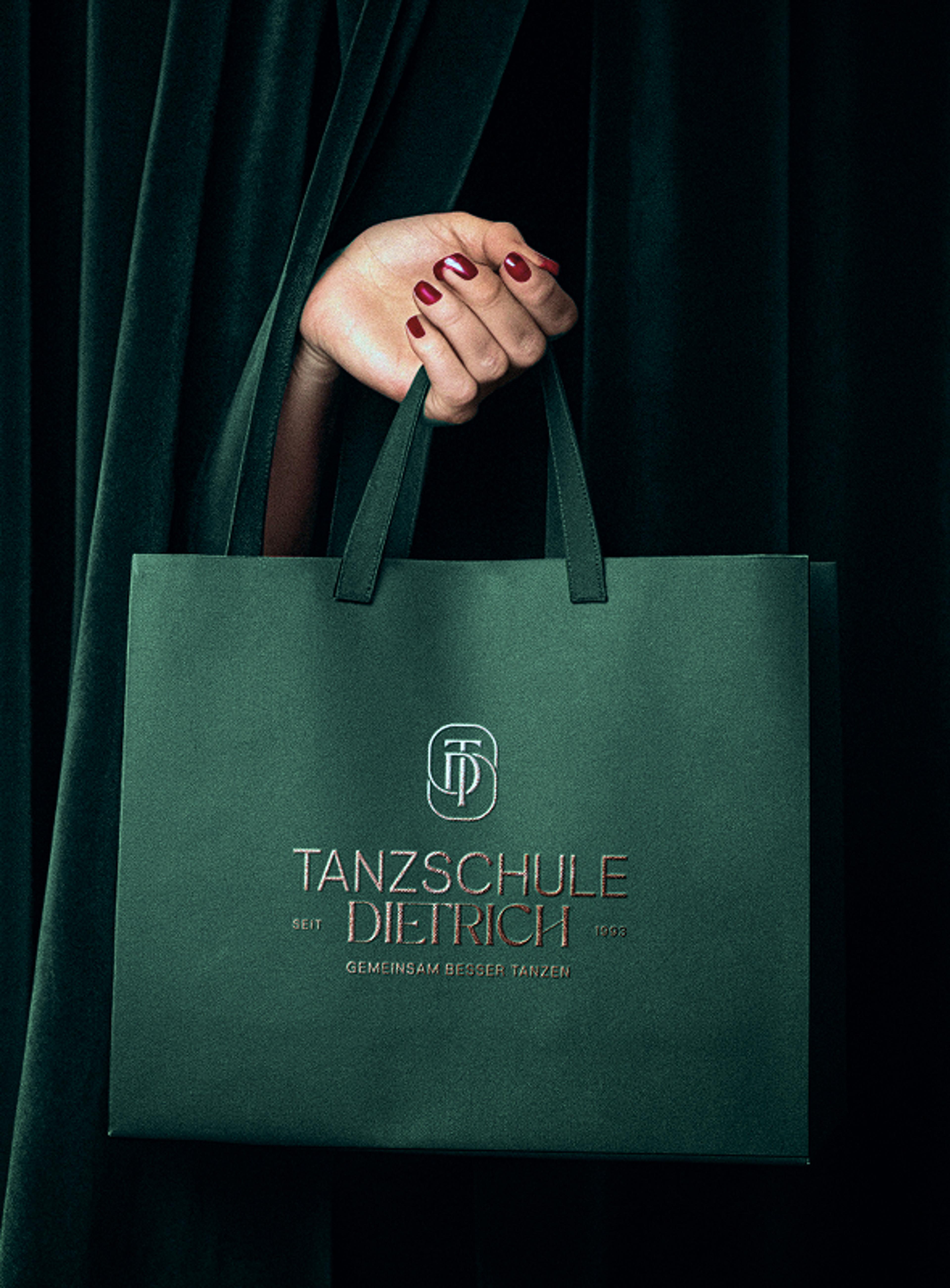 Tragetasche Design für Tanzschule Dietrich