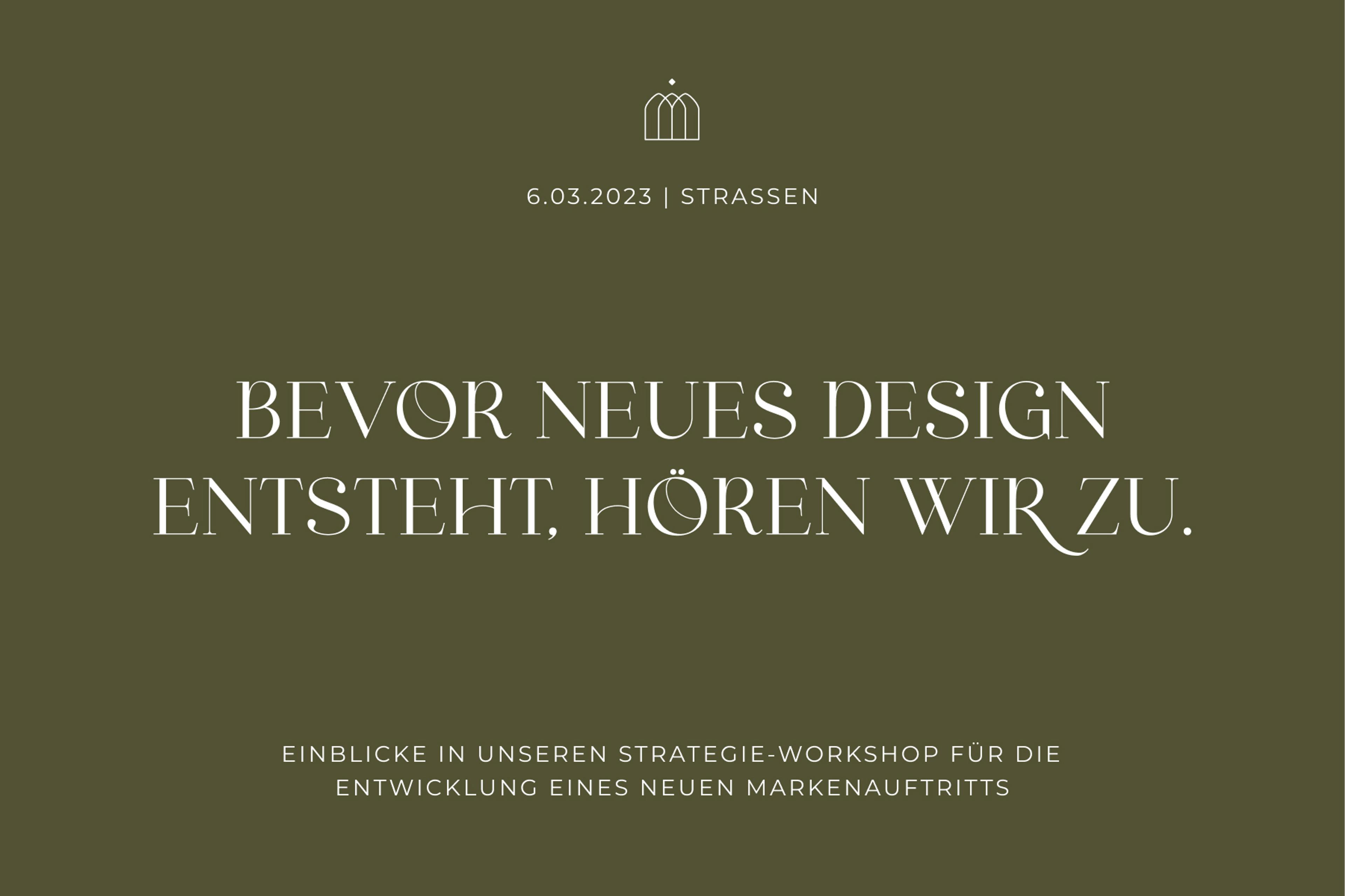 Workshop Einblick Strasserwirt Ansitz