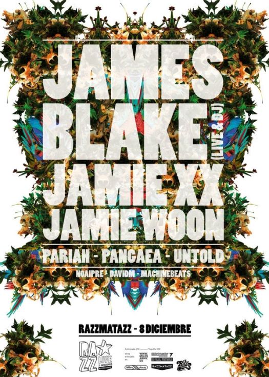 JAMES BLAKE + JAMIE XX + JAMIE WOON + PARIAH + PANGAEA + UNTOLD