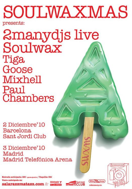 SOULWAXMAX presents 2MANYDJS live + SOULWAX + TIGA + GOOSE + MIXHELL + PAUL CHAMBERS