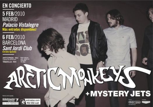 ARCTIC MONKEYS + MYSTERY JETS