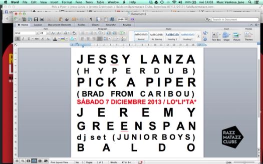 JESSY LANZA + PICK A PIPER + JEREMY GREENSPAN