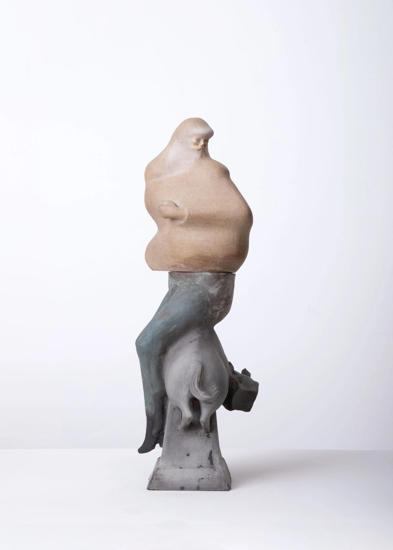 ceramic sculpture by Jared Buckhiester