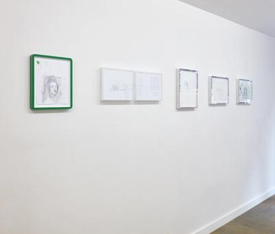 picture of drawings on a wall