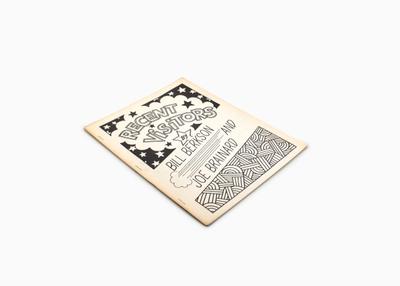 staple bound book