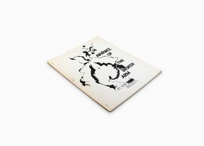 staplebound book with drawing of flower on cover