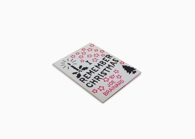 book cover with christmas illustrations