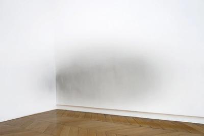 black stain on wall
