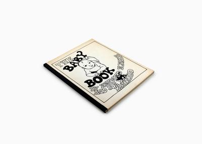 book cover with drawing of baby