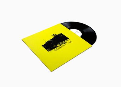 record sleeve with record coming out