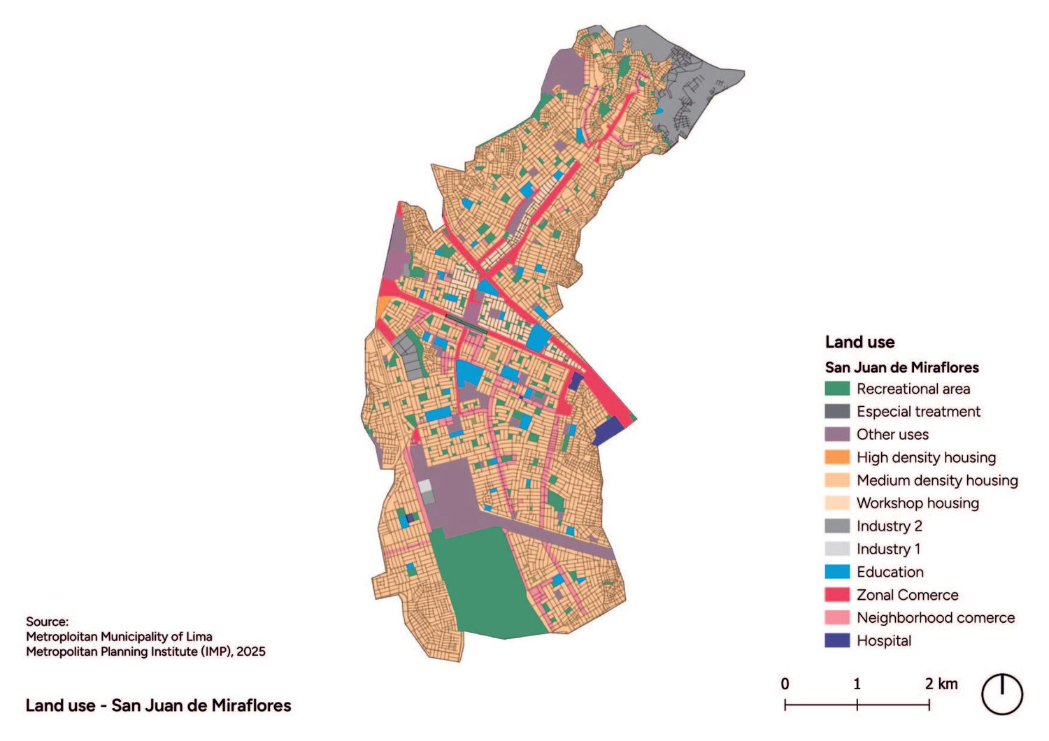 Land use - San Juan de Miraflores
