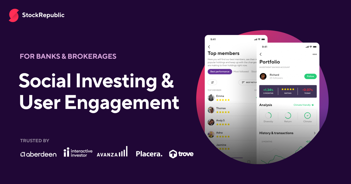 Social Investing & User Engagement for Banks | StockRepublic