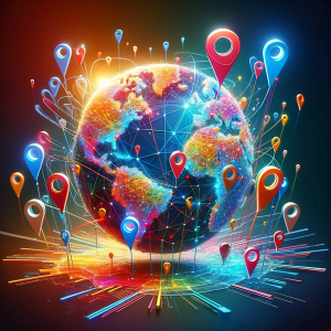 Geolocatie Integratie in sGTM - Wereldbol met Dataconnecties