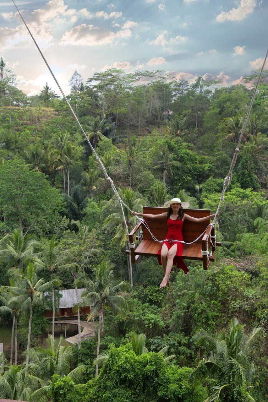 雙人大板凳鞦韆,情侶 / 姊妹一起坐最適合