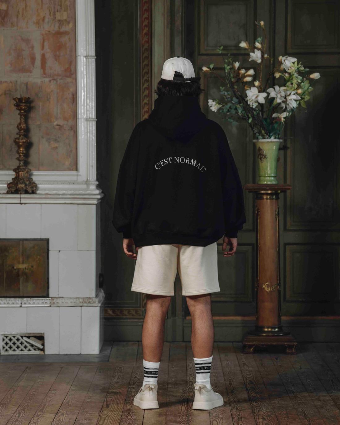 THE BOXY HOODIE W/ BIG A** EMBROIDERY