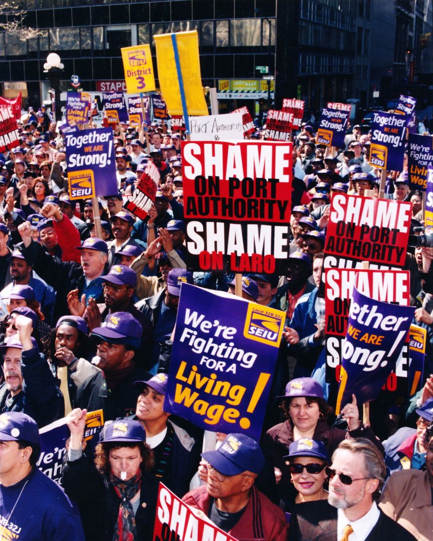 SEIU, 20,000 workers on Park Avenue