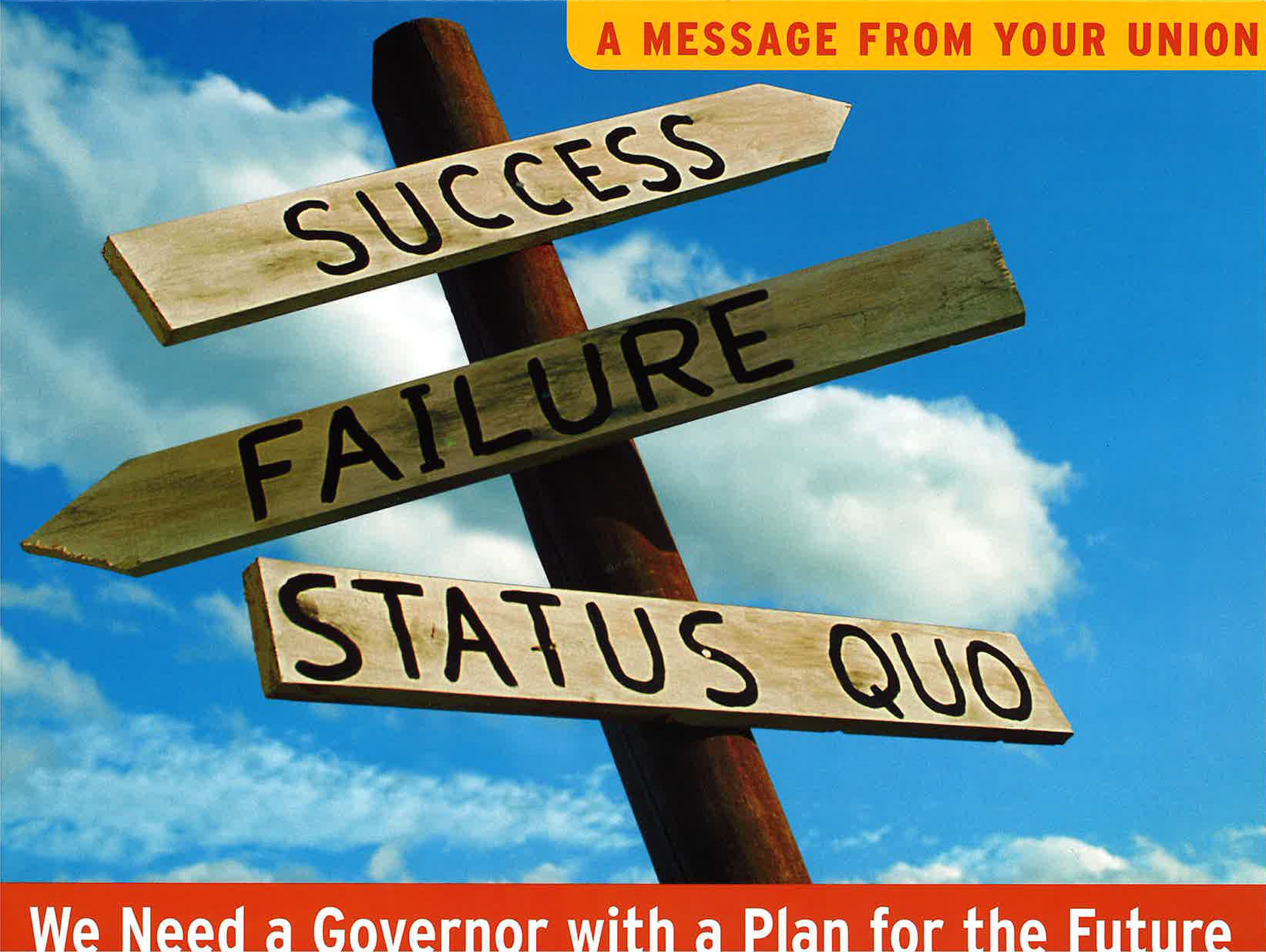 We need a governor with a plan for the future