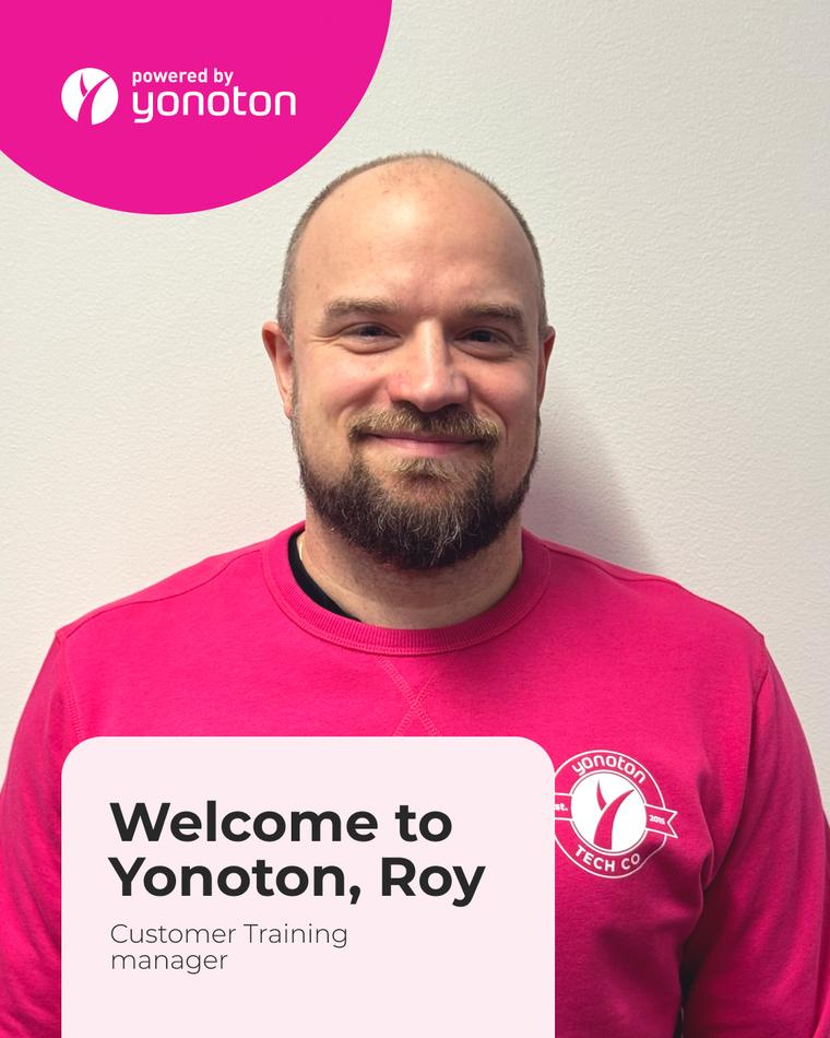 A new face at Yonoton – meet Roy, our new Customer Training Manager!