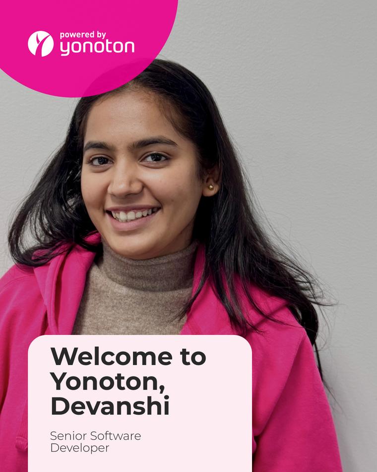 Meet our new Senior Software Developer, Devanshi Doshi