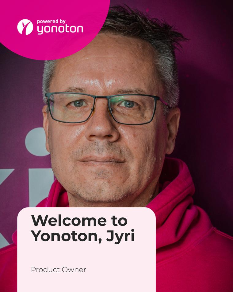 Meet our new Product Owner, Jyri Jokinen