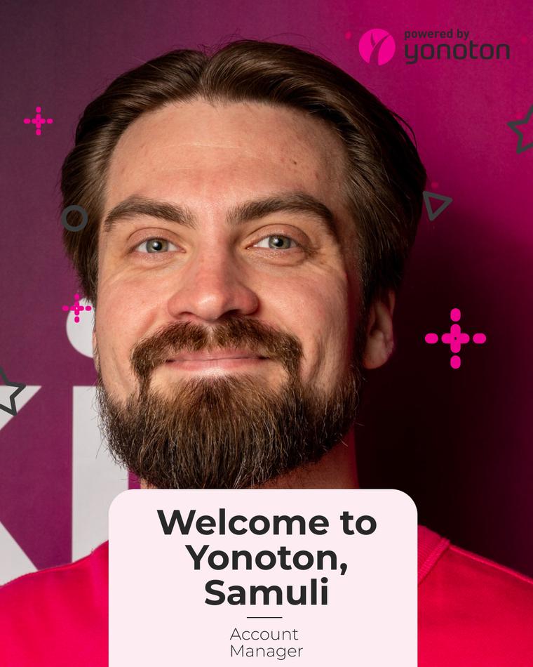 Samuli Laaksonvaara joins Yonoton as Account Manager