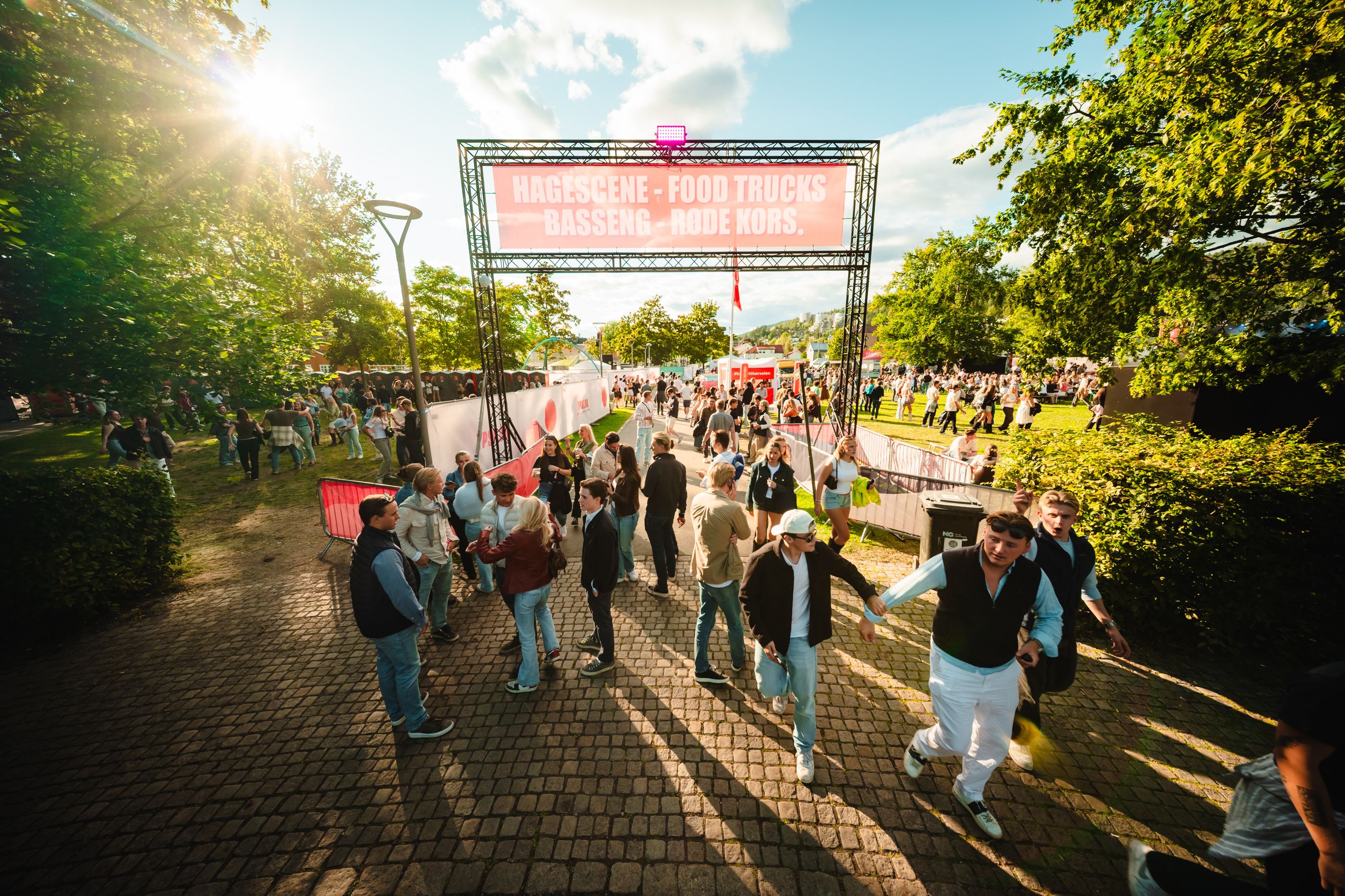 Området på Ypsilon Festivalen.