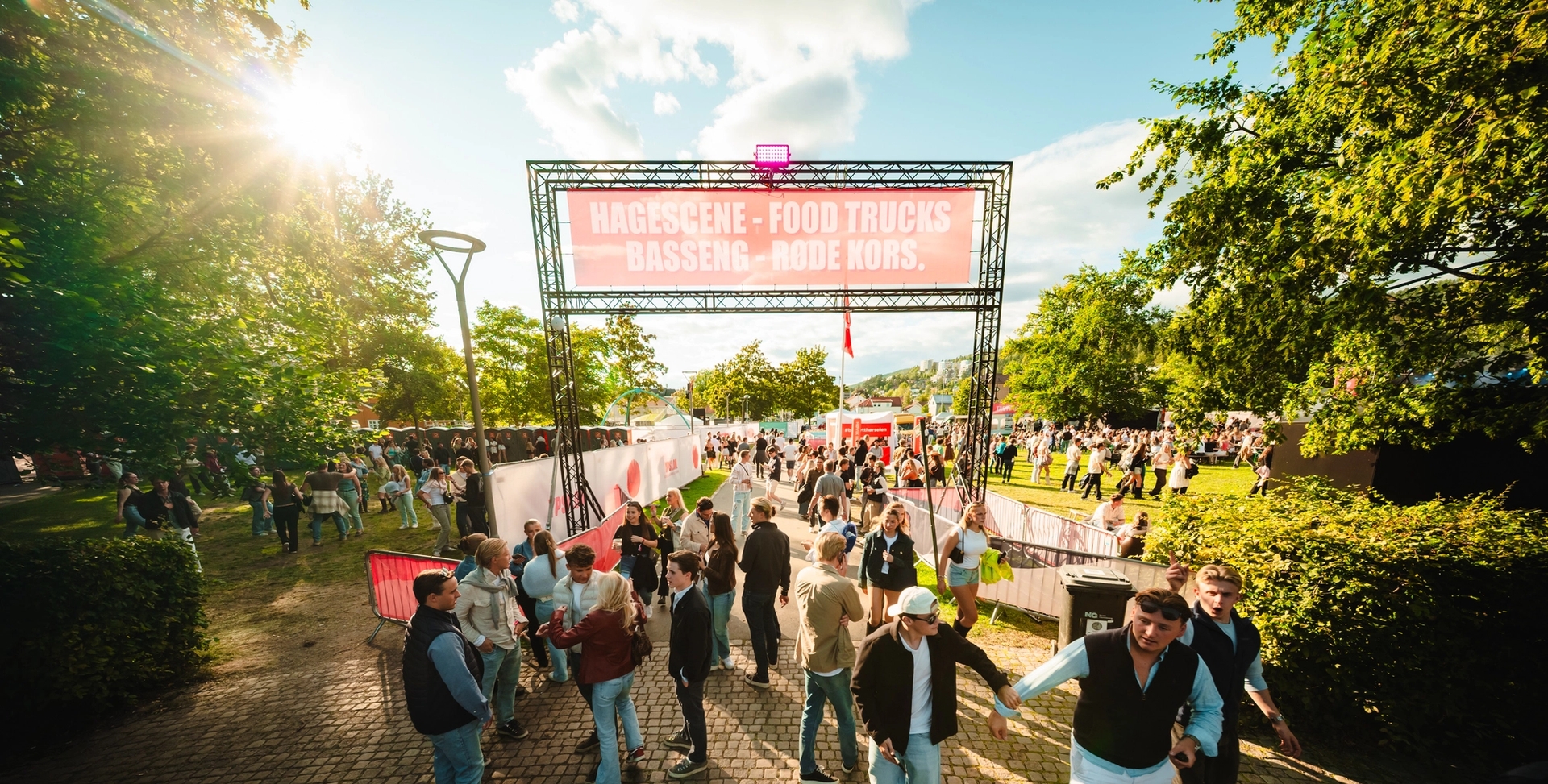 Området på Ypsilon Festivalen.
