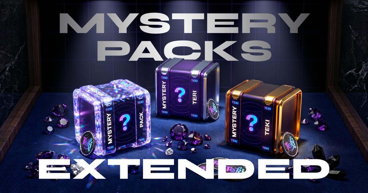 Pack 33 TEKI Mystery Packs — Extended Through Friday