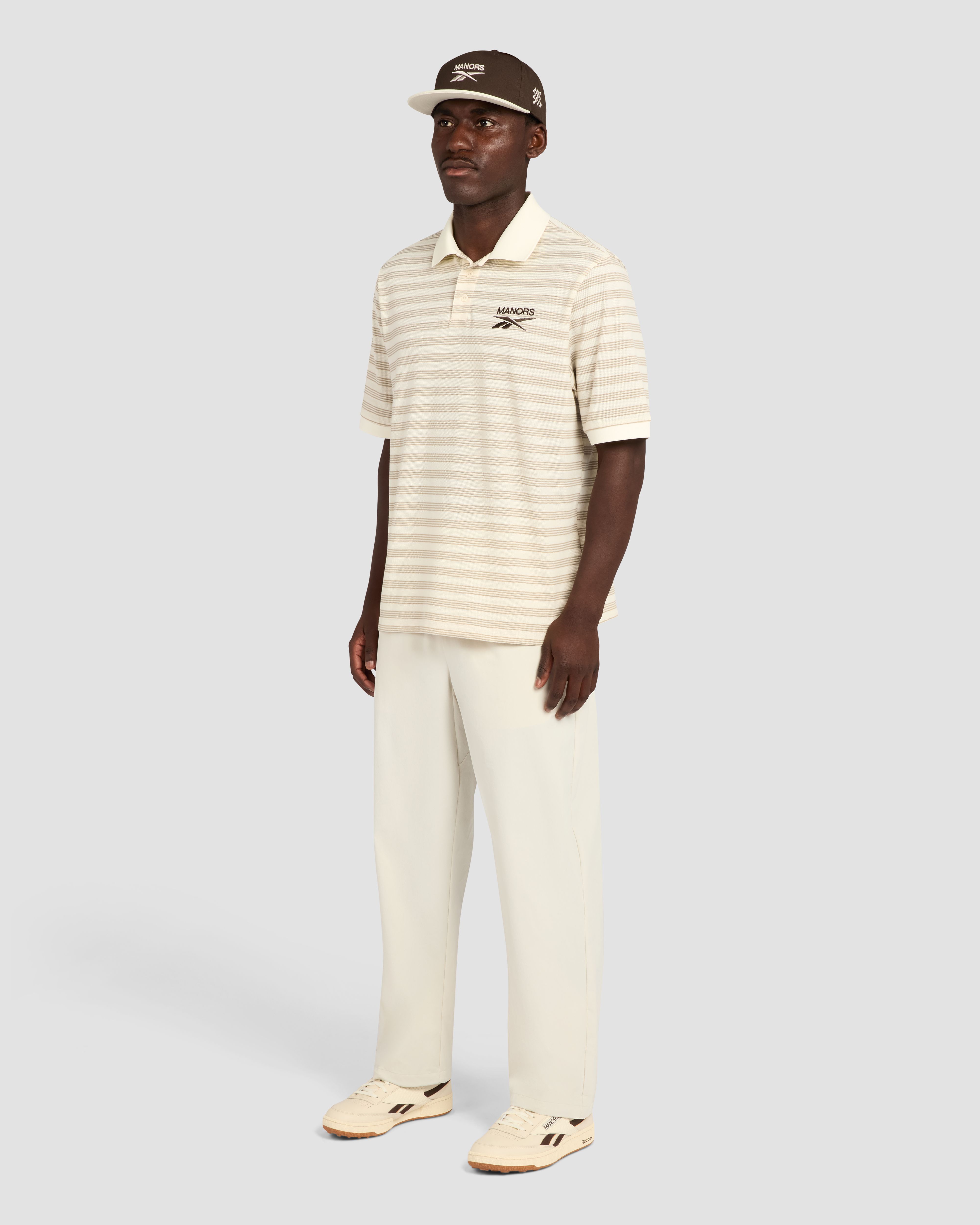 manors モックネック Reebok x Manors Mock Neck Polo | Manors Golf