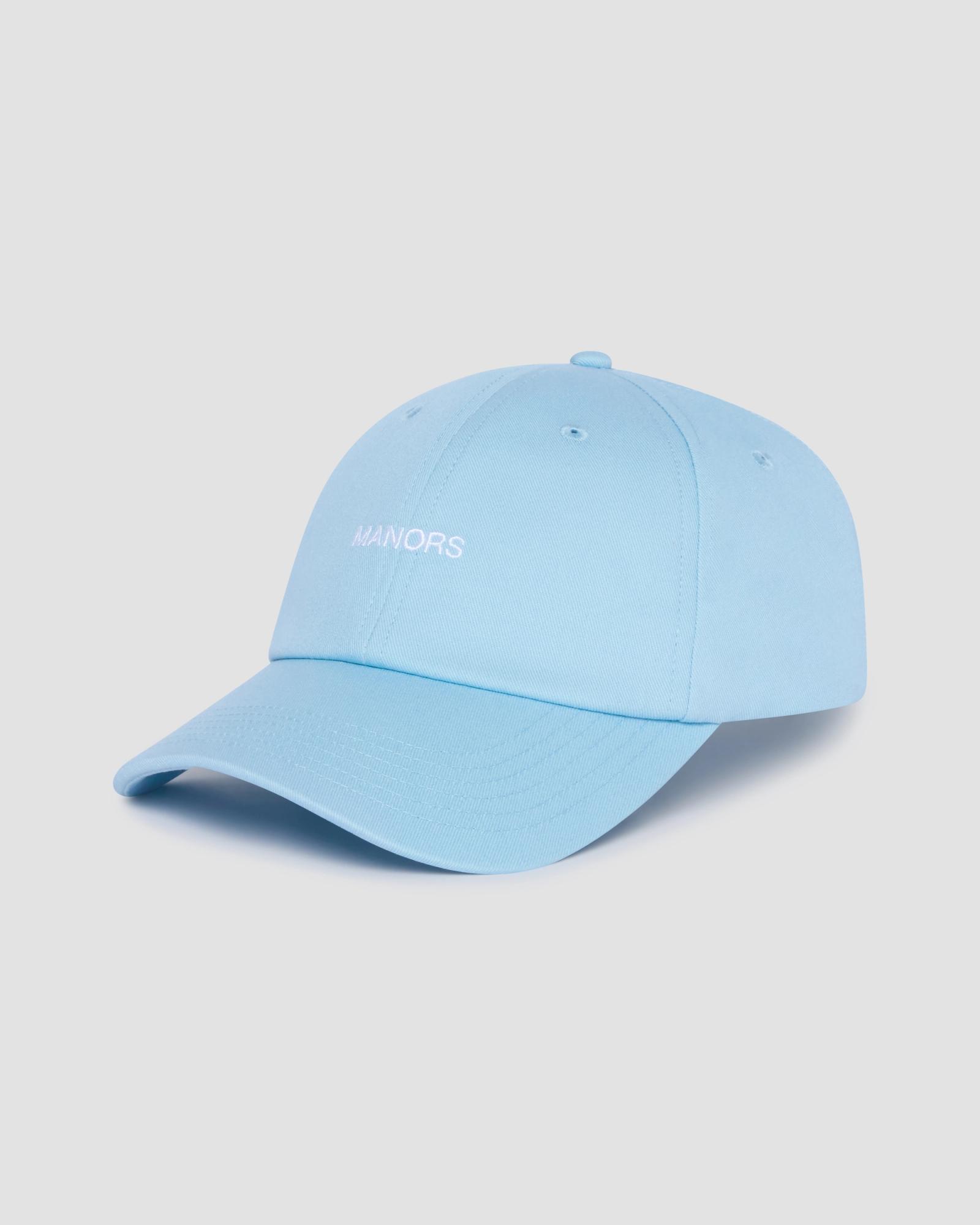 PokeGang Unisex Light Blue Antique Buckle 100% Chino Cotton Twill Adjustable Hat MANORS Chino Cap | Manors Golf main image 3
