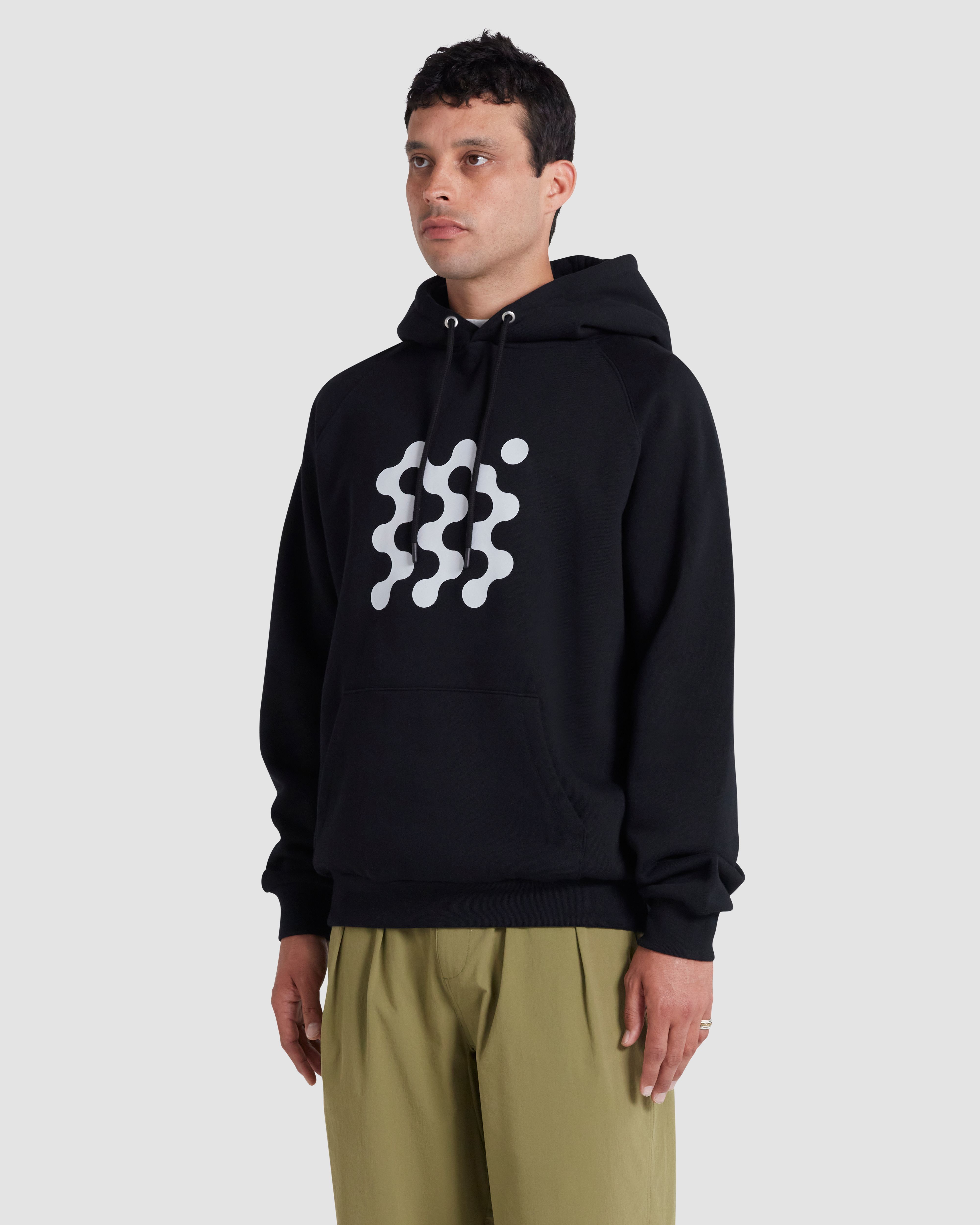 Maison margiela punched holes best sale logo hoodie