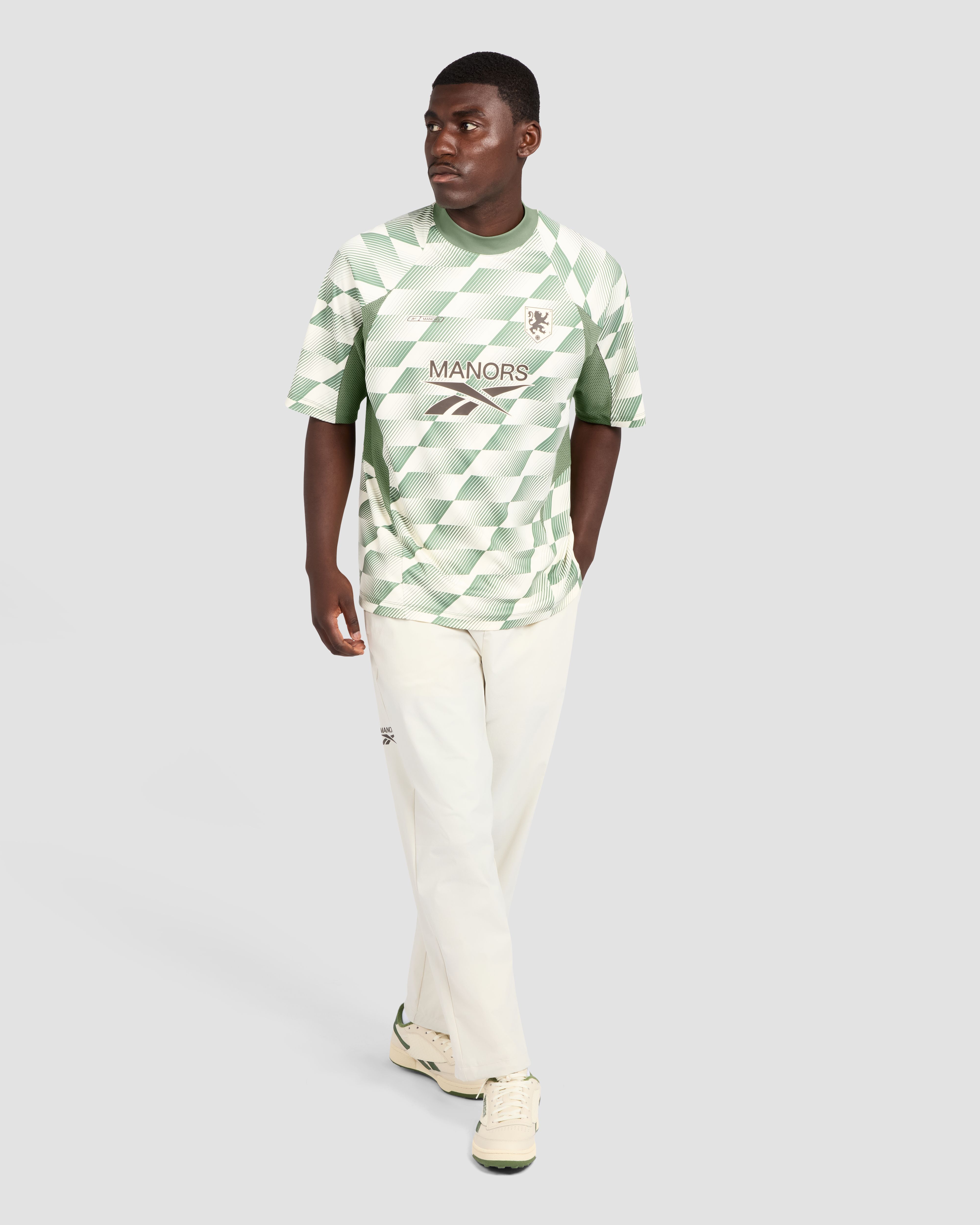 manors モックネック Reebok x Manors Mock Neck Polo | Manors Golf