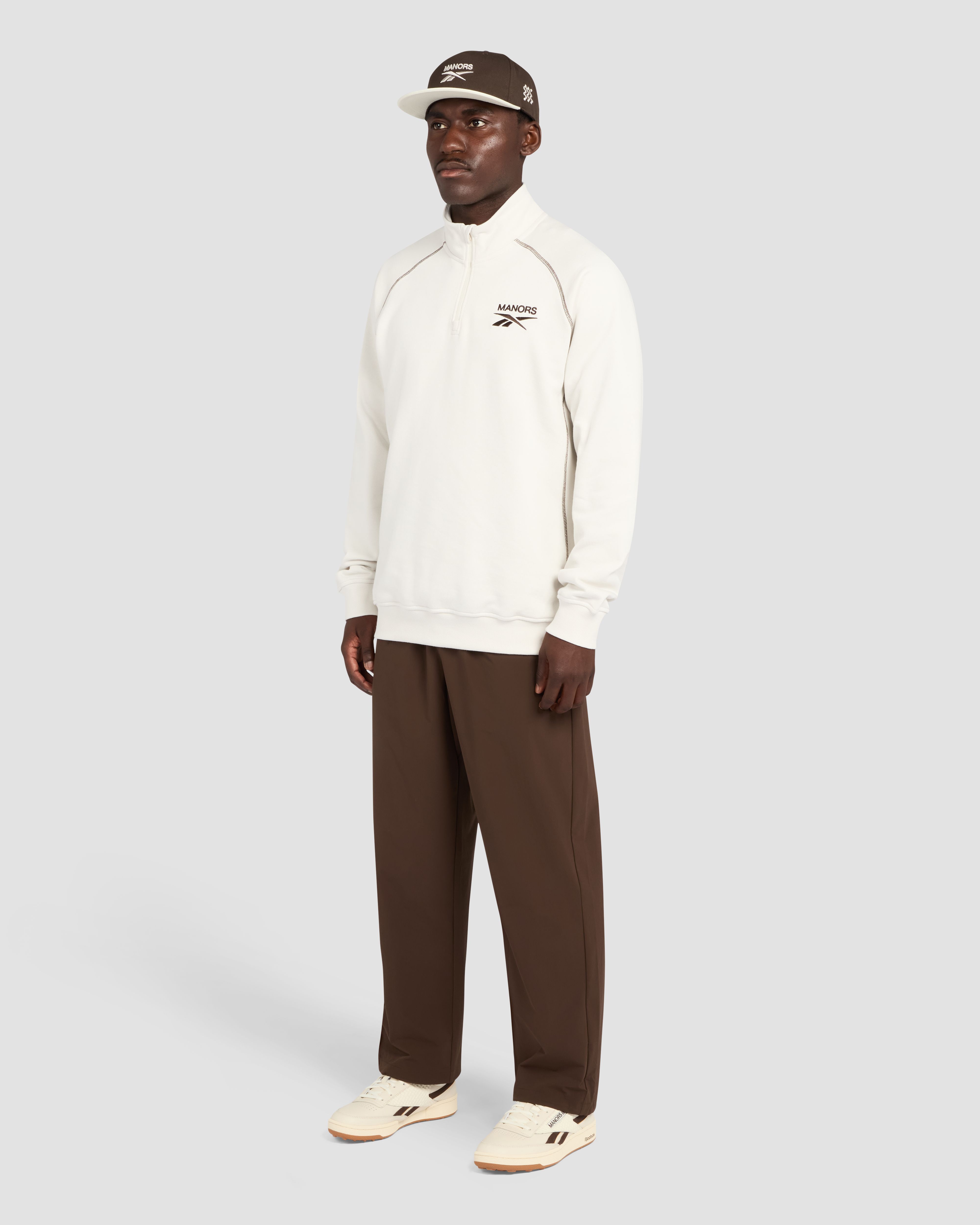 Reebok x Manors Organic 1/4 Zip Pullover | Manors Golf