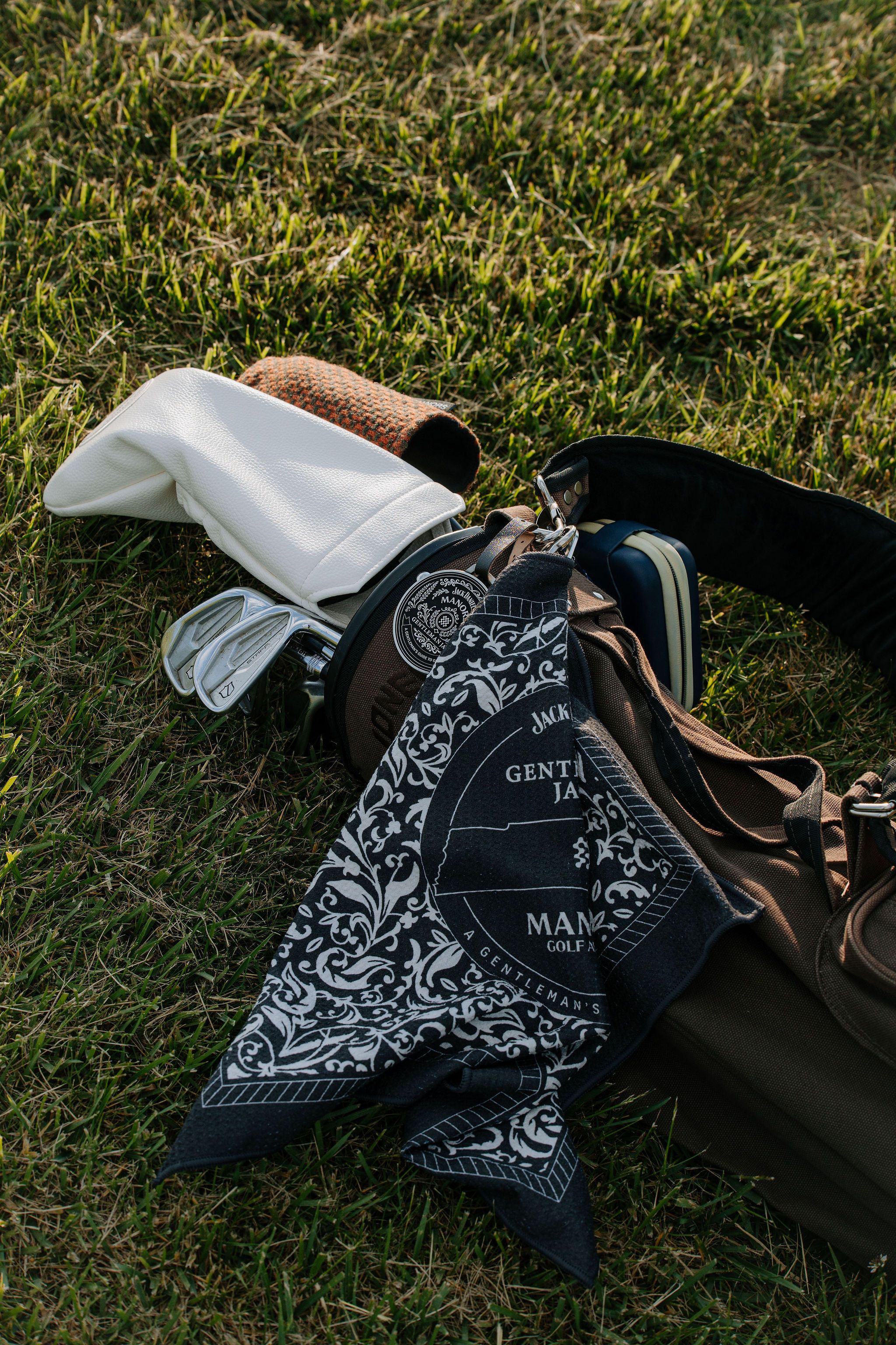 Gentleman Jack® x MANORS Paisley Towel | Manors Golf