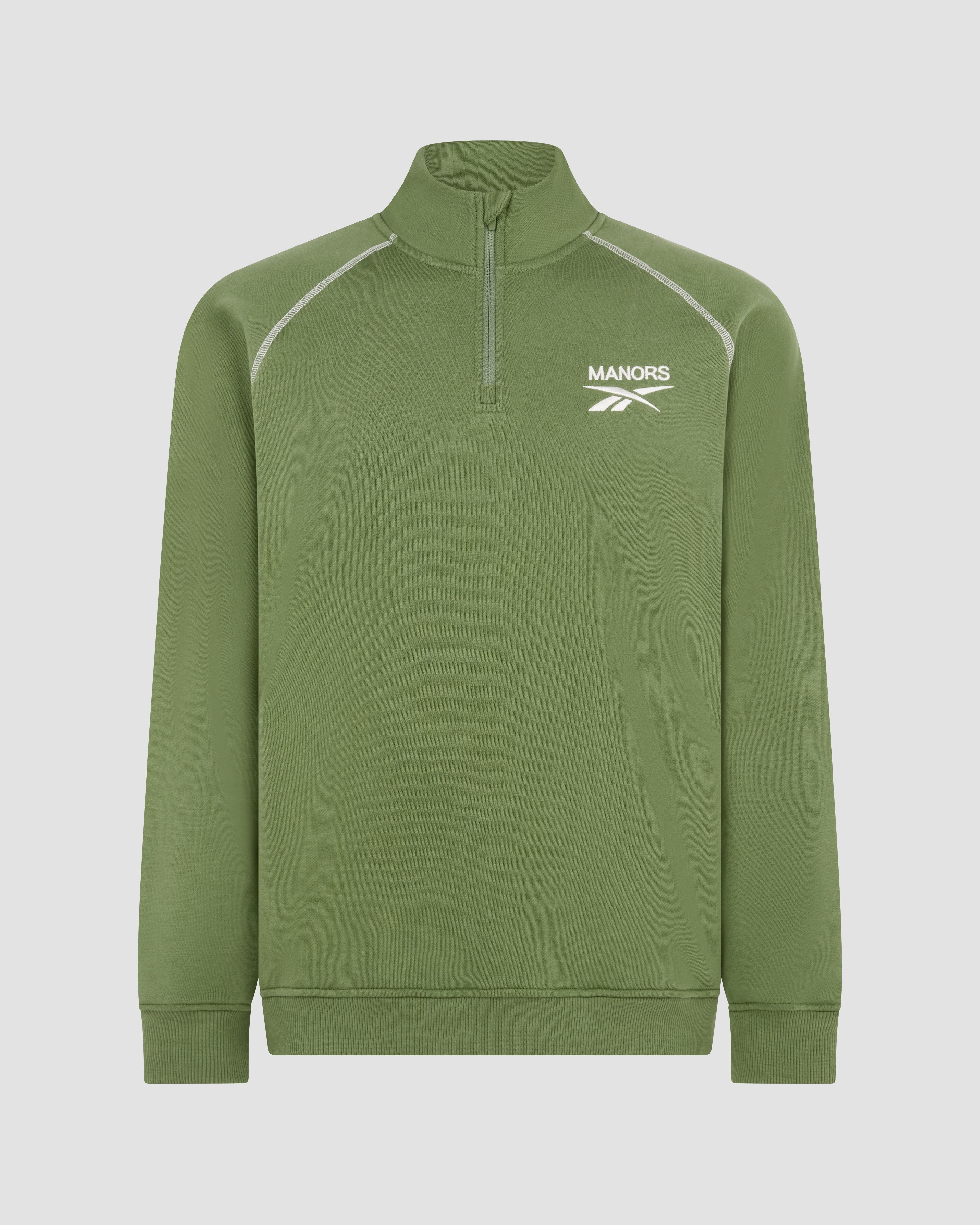 Reebok x Manors Organic 1/4 Zip Pullover | Manors Golf