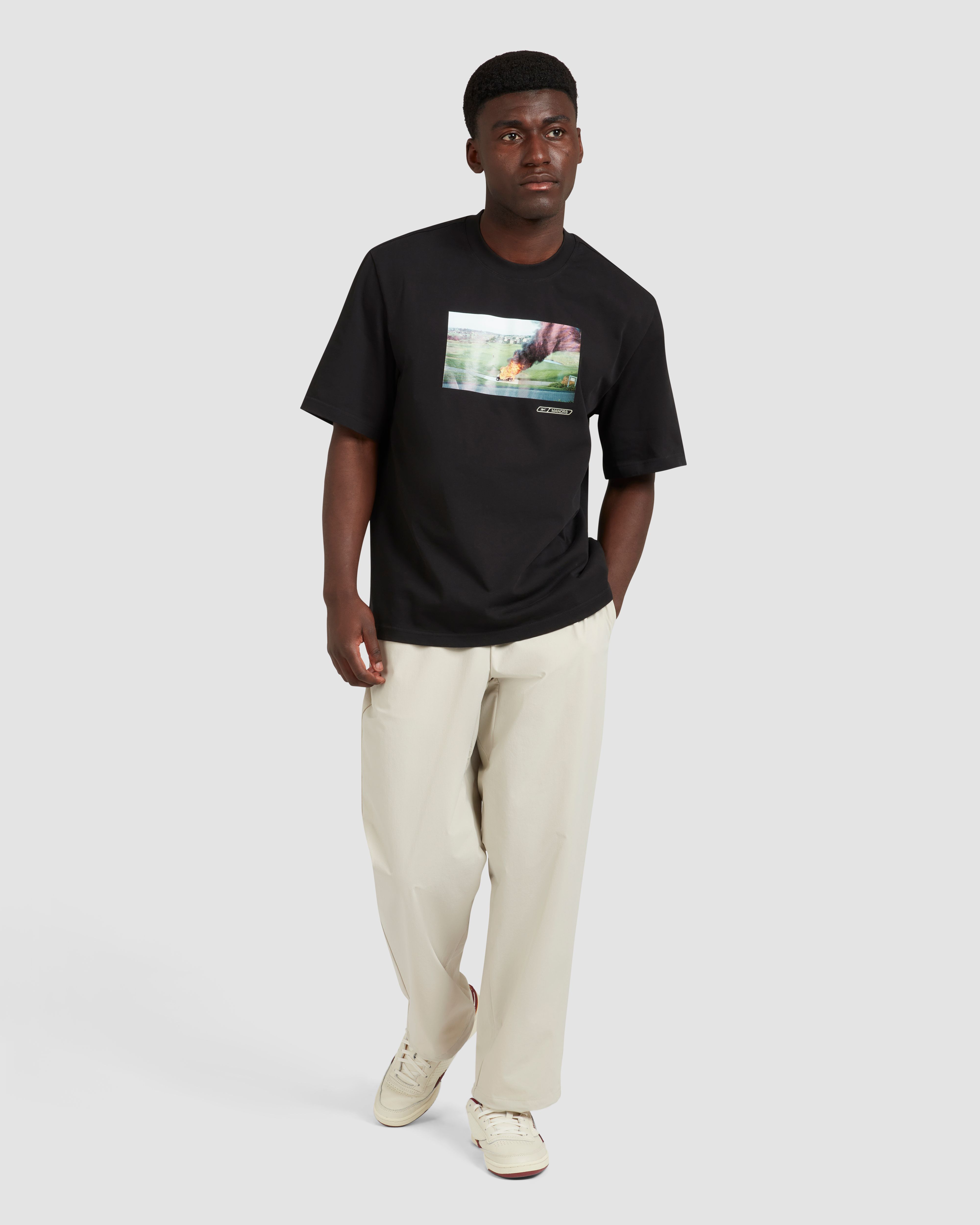 Reebok x Manors No Thanks I'll Walk T-Shirt | Manors Golf