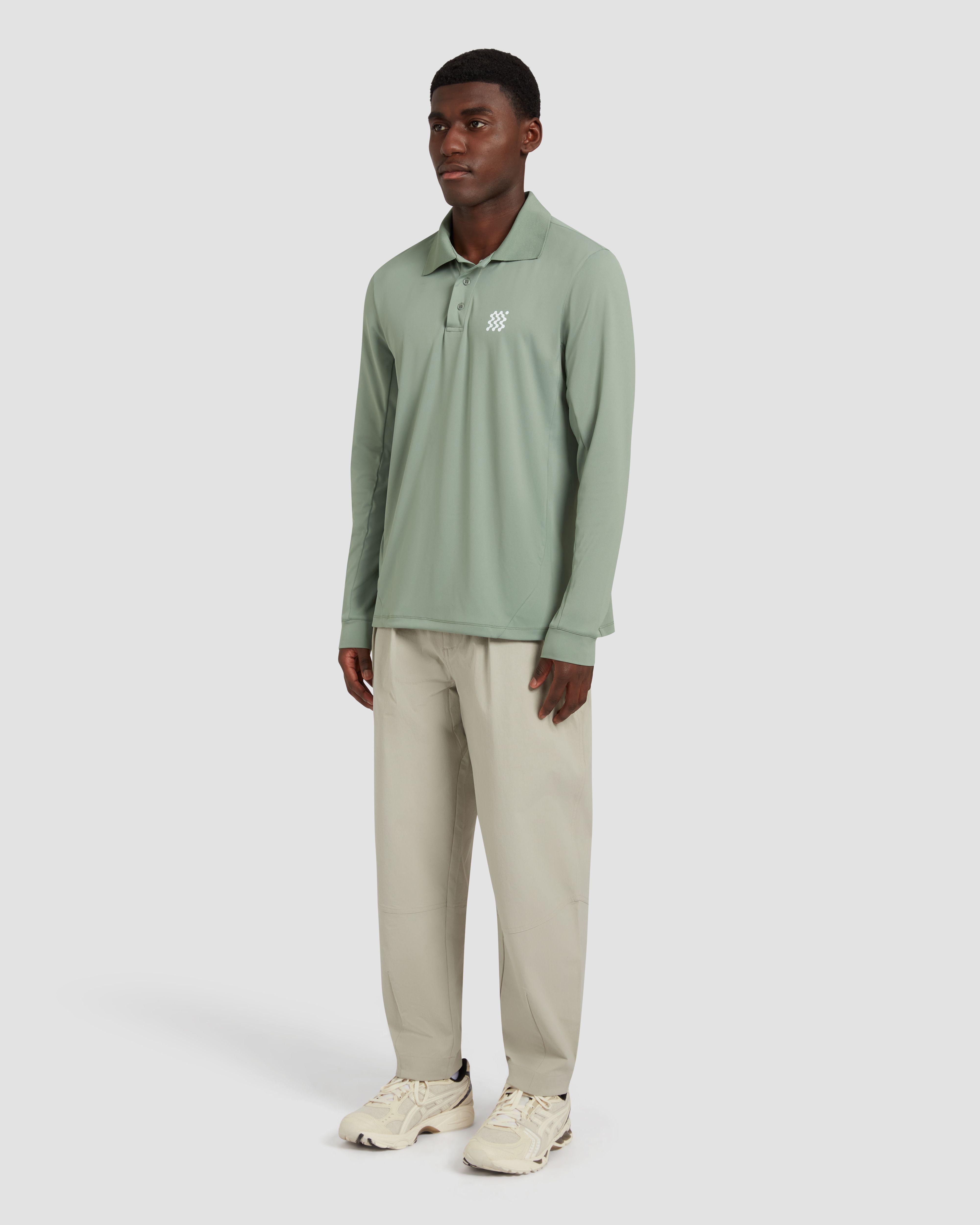 MIRROR9 Long sleeve polo shirts ゴルフウェア MIRROR9 Long sleeve polo shirts ゴルフウェア