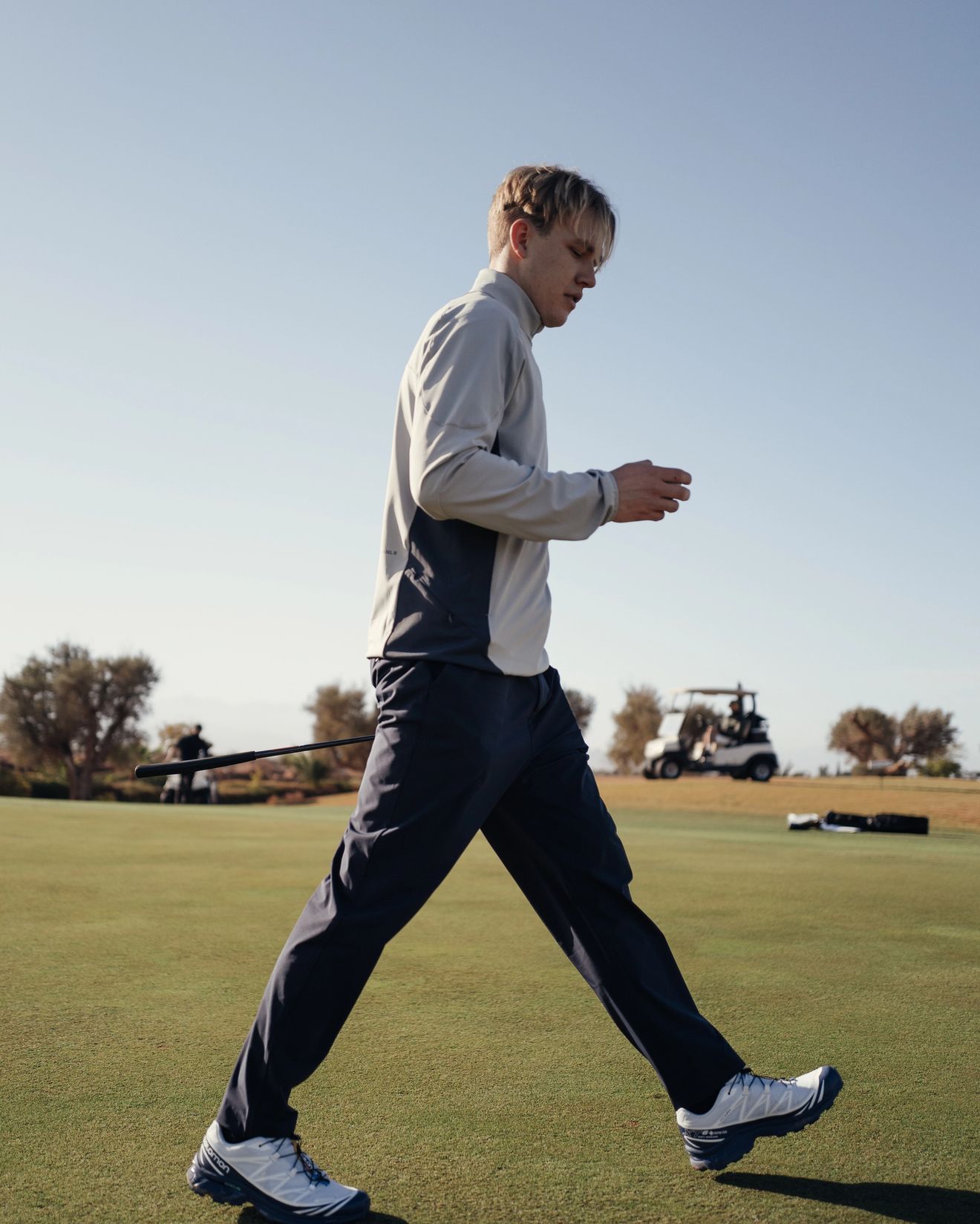 1/4 Zip Tech Mid-Layer | Manors Golf