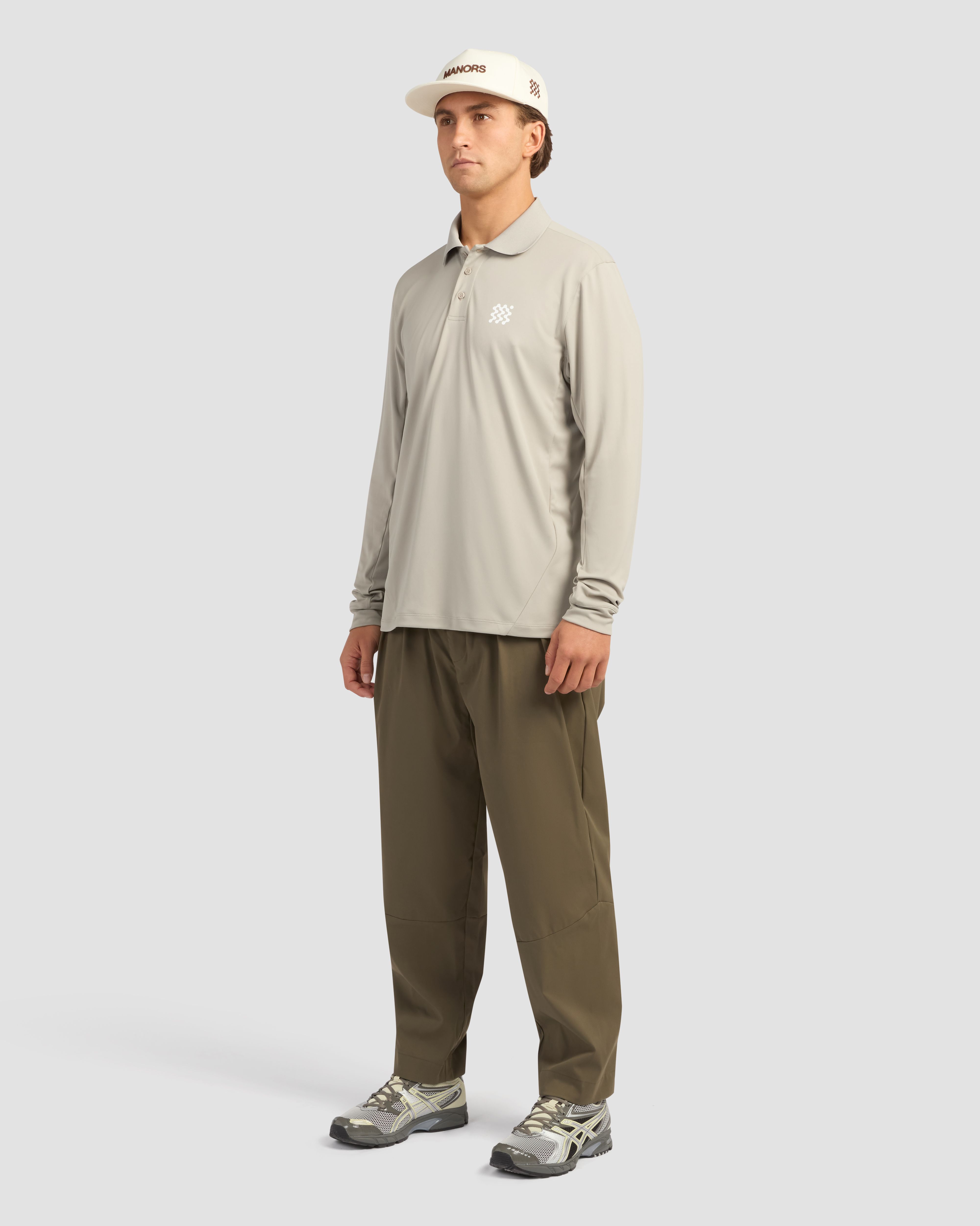 Long Sleeve Course Polo | Manors Golf