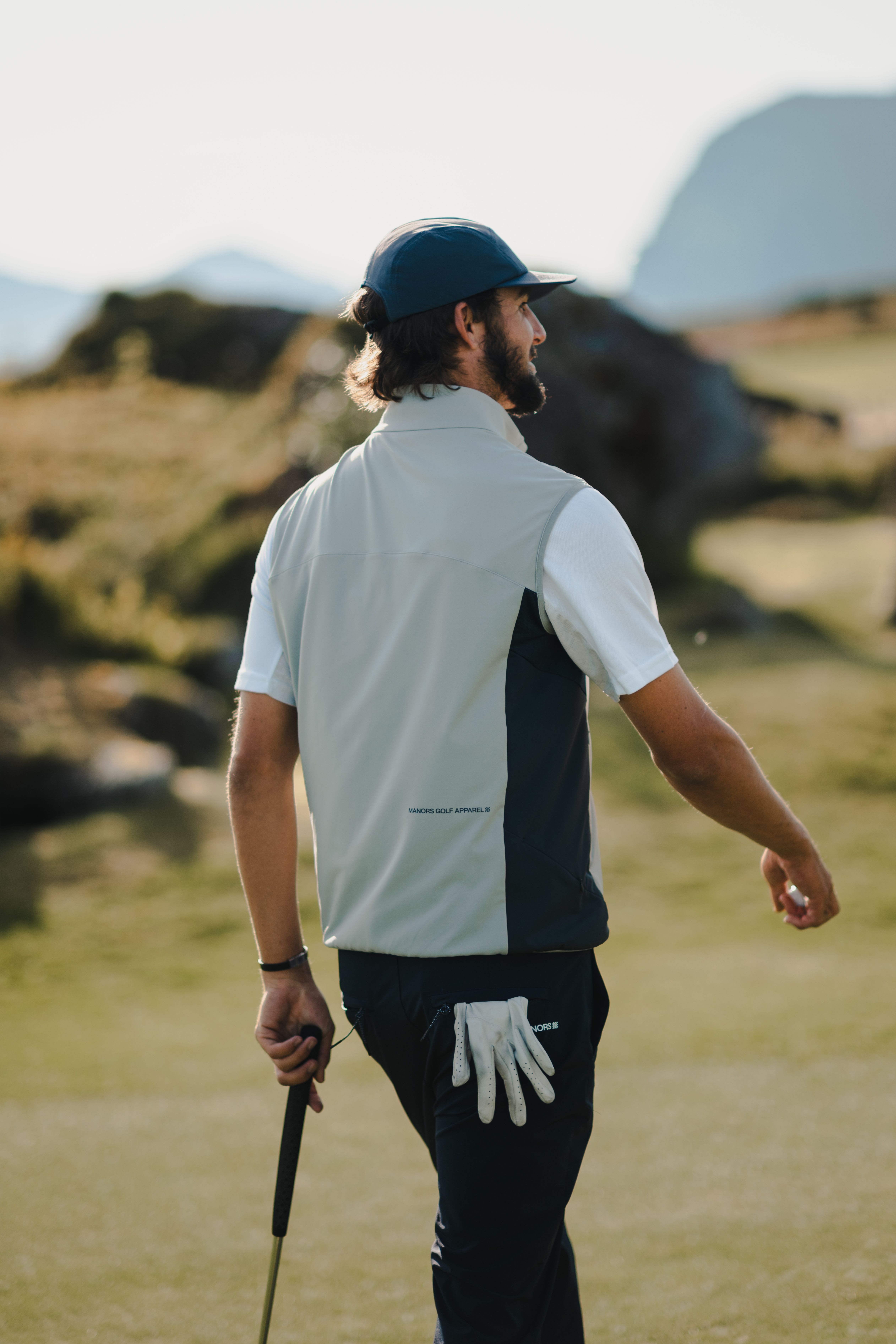 工場直売 1/4 Zip Tech Vest | Manors Golf メンズウェア