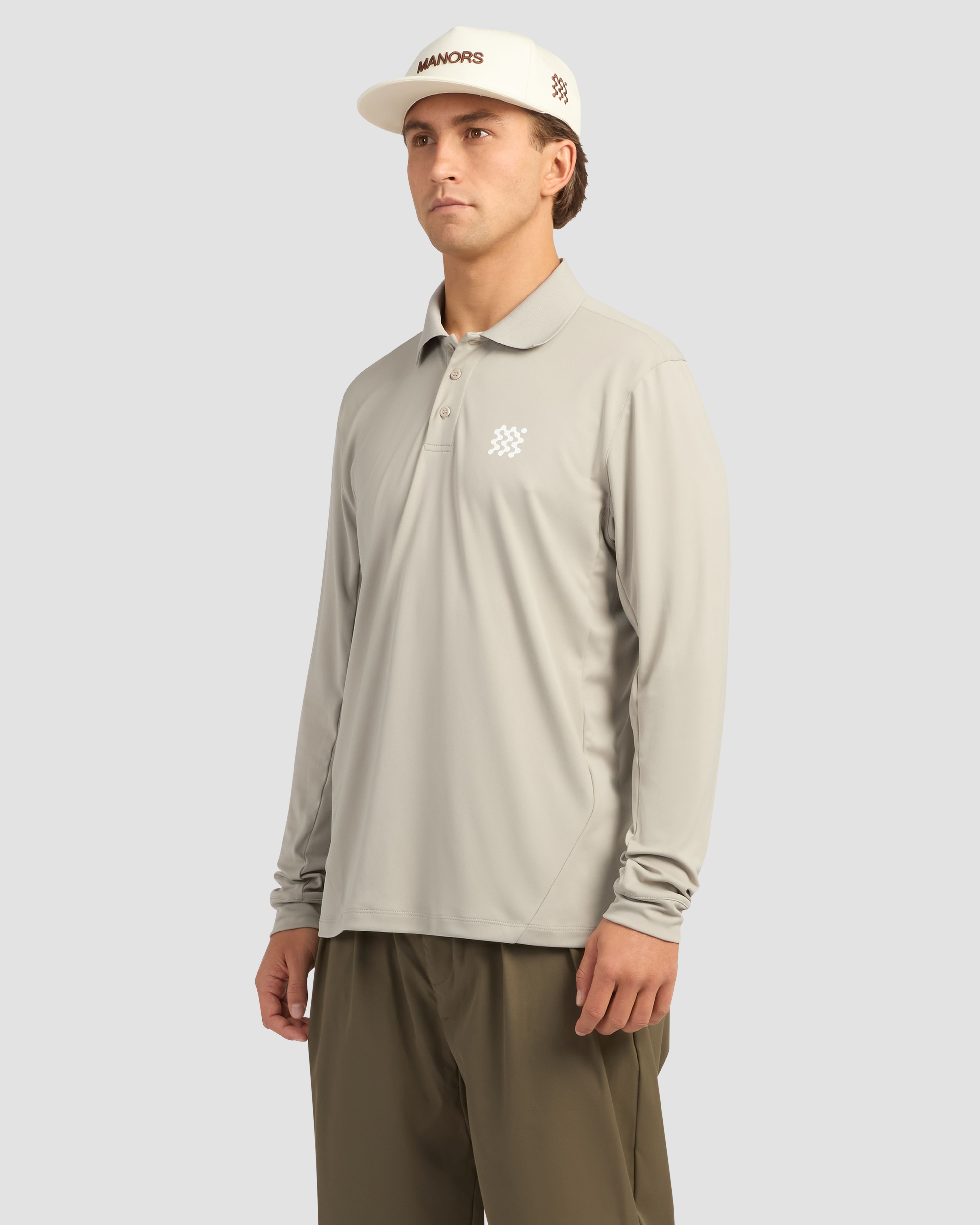 Long Sleeve Course Polo | Manors Golf