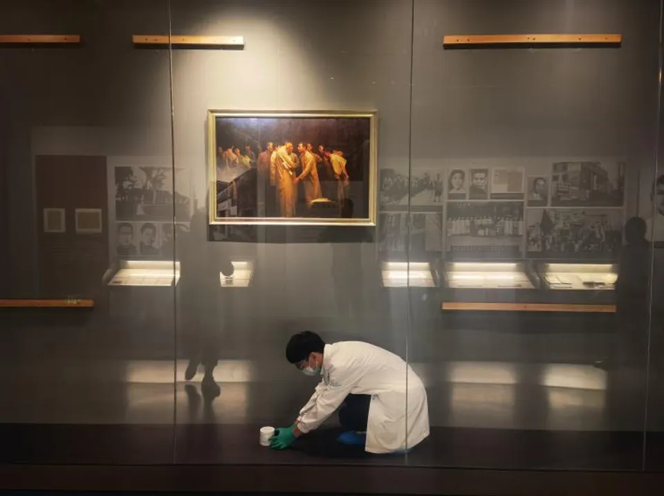 Shanghai Chen Yun Memorial Oil Painting Collection Conservation 
