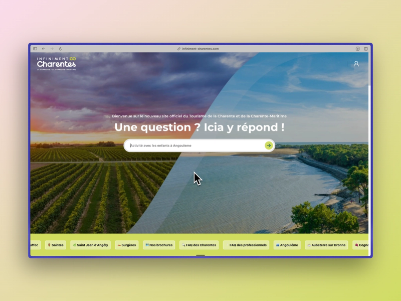 Official website of Charente and Charente-Maritime Tourism
