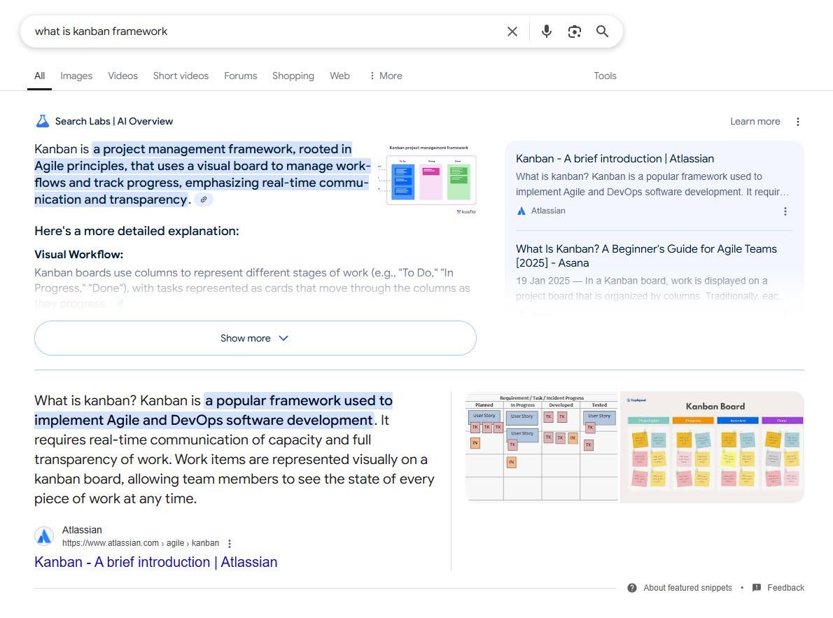 Trang SERP Google 2025 - SEO Thời đại AI