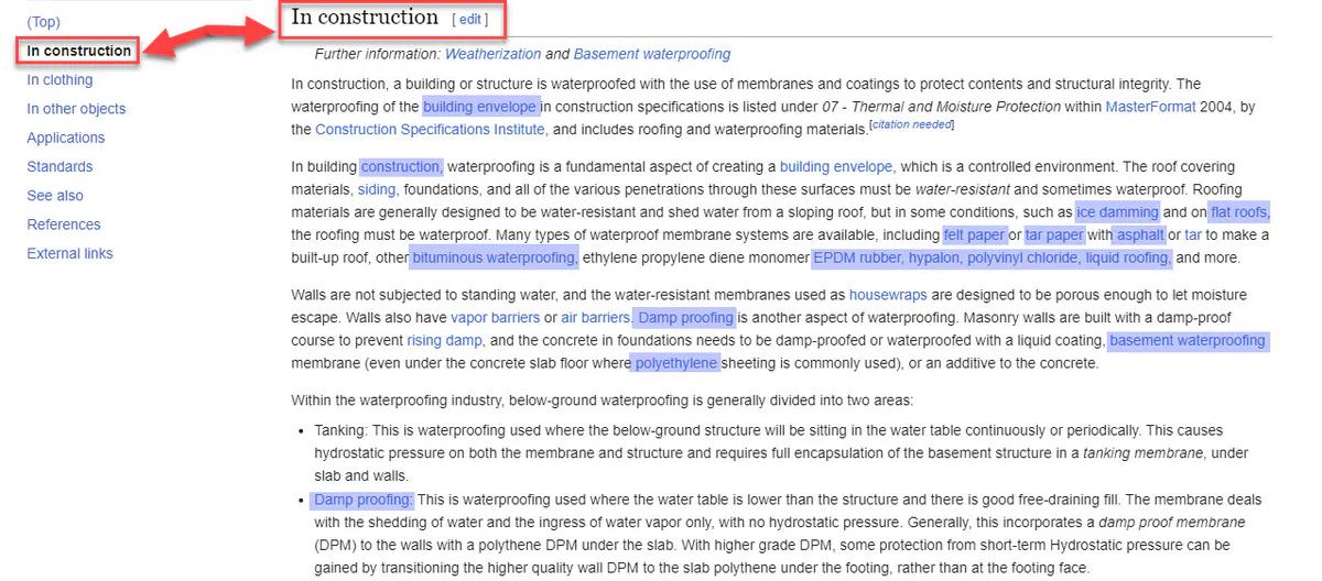 Ảnh minh họa trang wikipedia của thực thể waterproofing 2